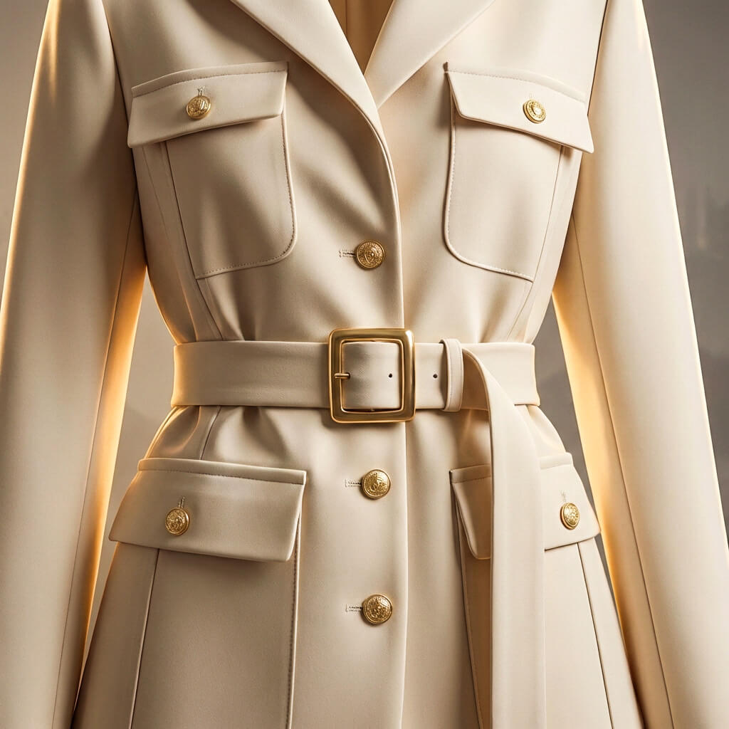 Julia Couture Belted Jacket -