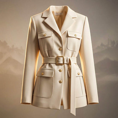 Julia Couture Belted Jacket -