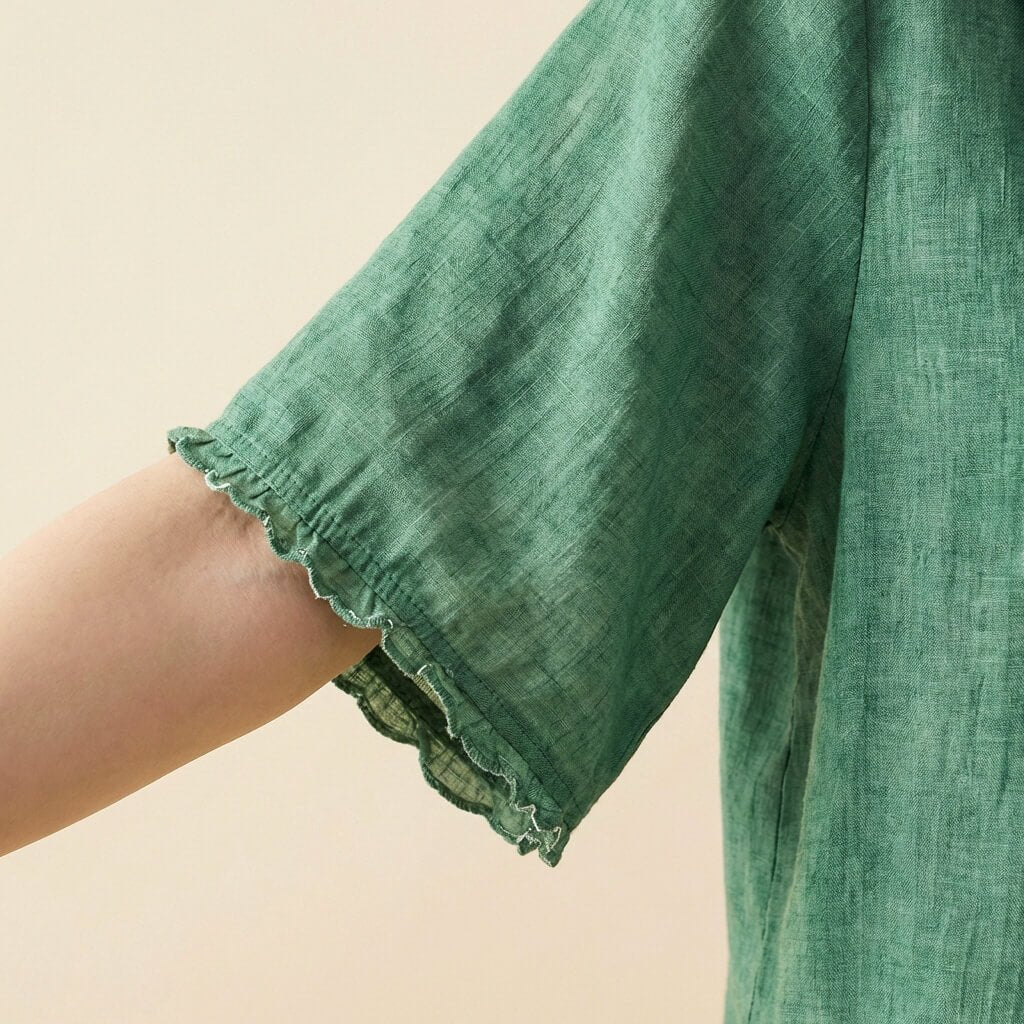Clara Cotton-Linen Blouse -