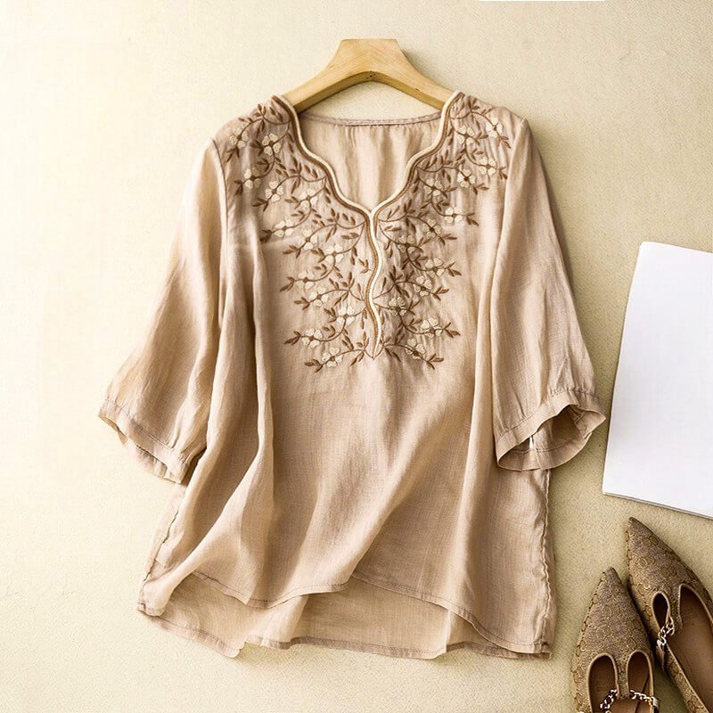Iris Cotton-Linen Shirt -