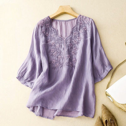 Iris Cotton-Linen Shirt -
