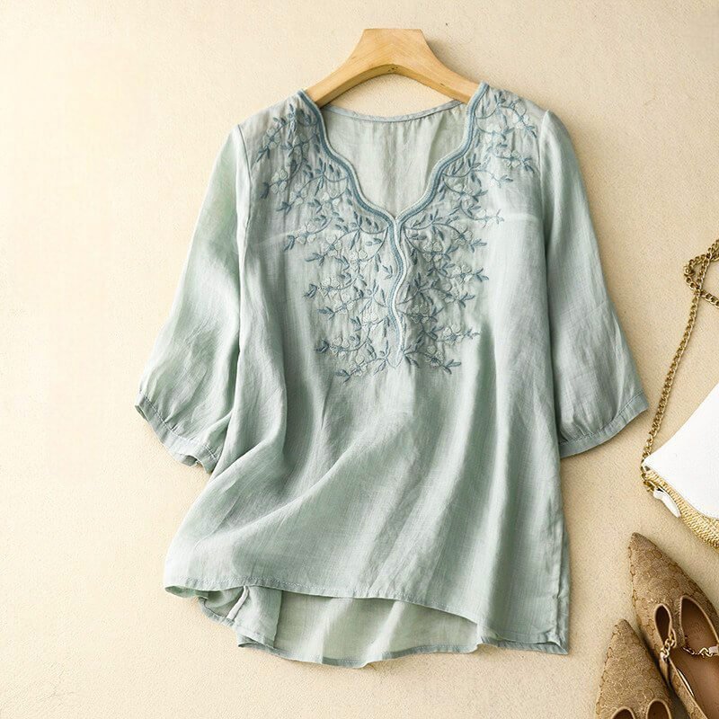 Iris Cotton-Linen Shirt -