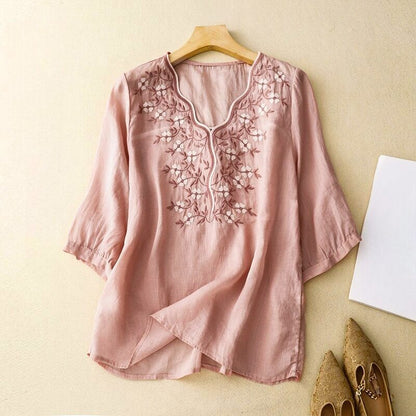 Iris Cotton-Linen Shirt -