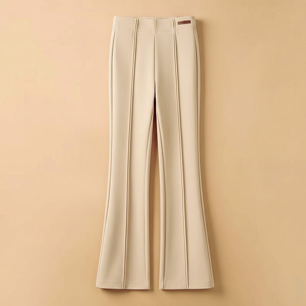Women's High-Waist Pants with Contoured Waist for Workwear