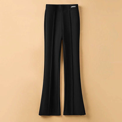 Women's High-Waist Pants with Contoured Waist for Workwear