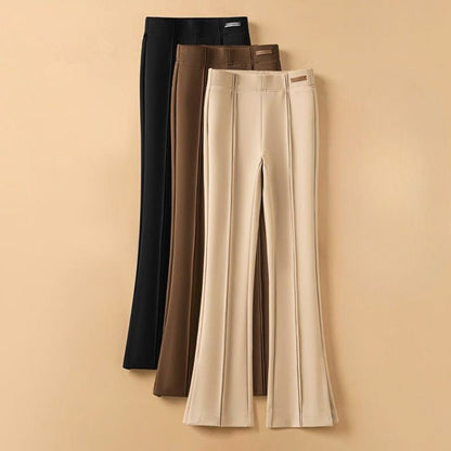 Women's High-Waist Pants with Contoured Waist for Workwear