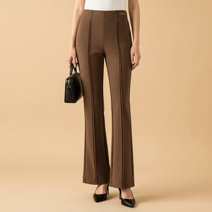 Women's High-Waist Pants with Contoured Waist for Workwear