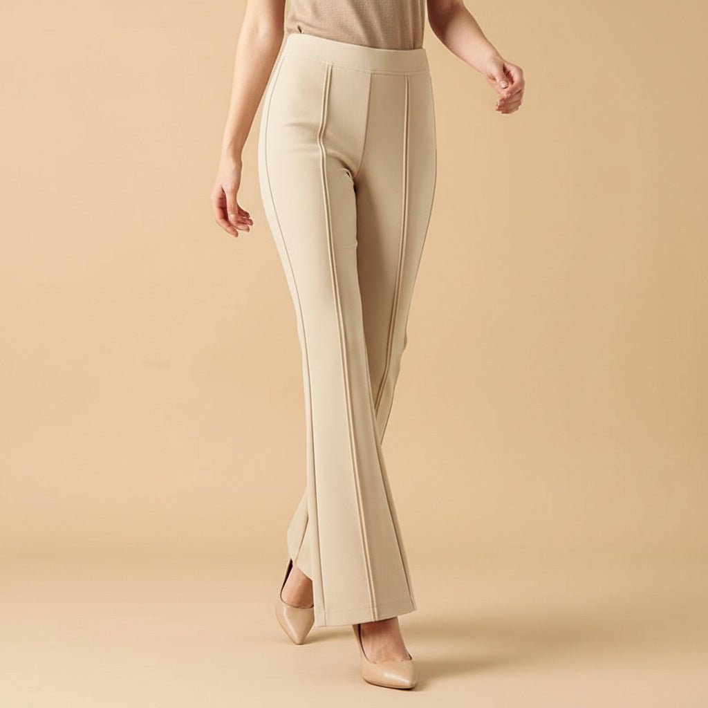 Women's High-Waist Pants with Contoured Waist for Workwear