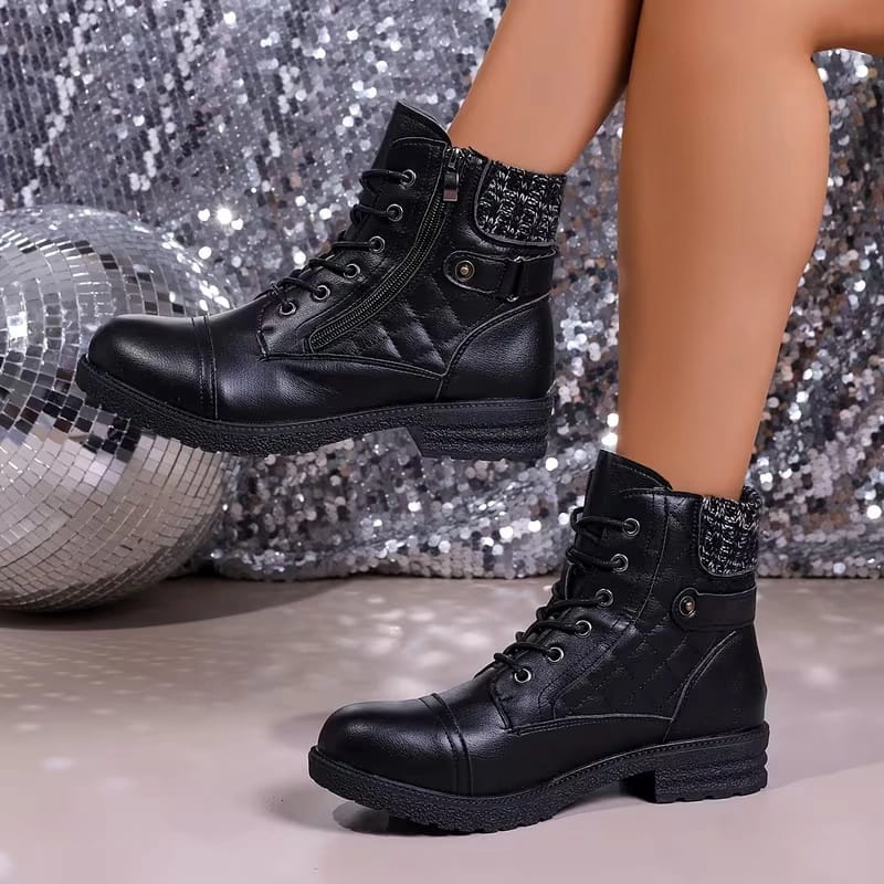 Valencia Women's Leather Ankle Boots by Tenoura
