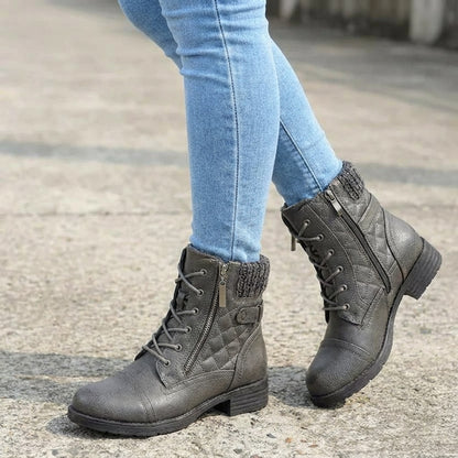 Valencia Women's Leather Ankle Boots by Tenoura