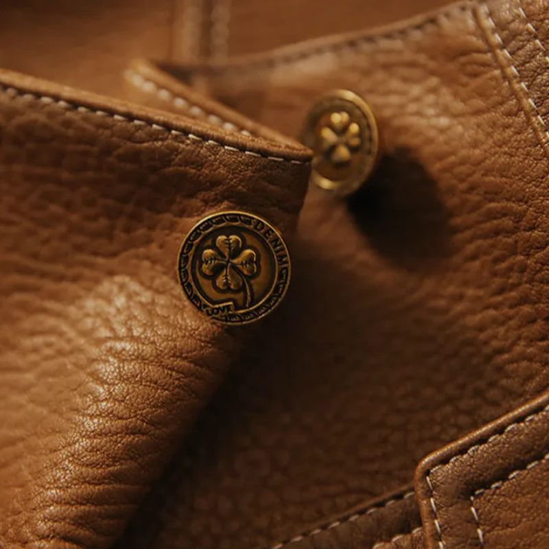 Gianna Classic Leather Jacket -
