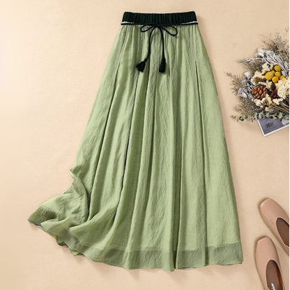 Women's Long Skirt Ultra-lightweight for sunny days -