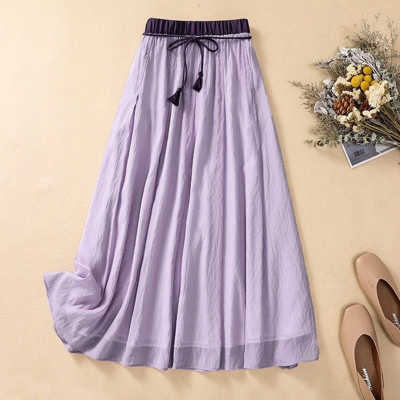 Women's Long Skirt Ultra-lightweight for sunny days -