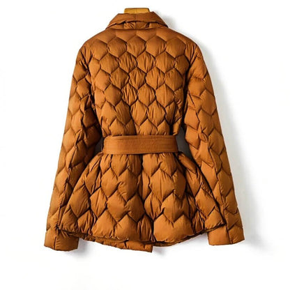 Isabella Quilted Down Coat -