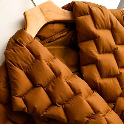 Isabella Quilted Down Coat -