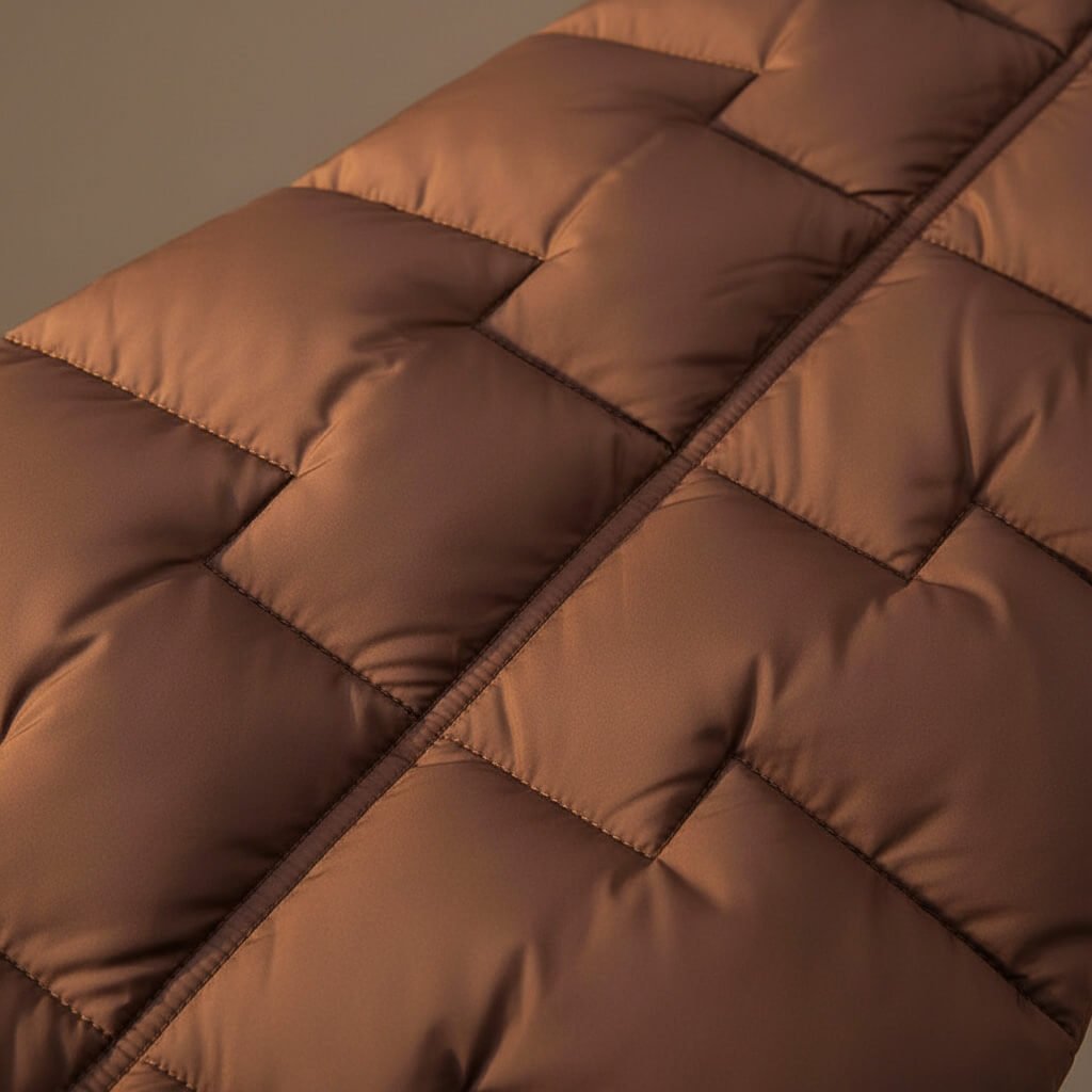 Women's Quilted Hooded Coat with Belted Waist for Winter