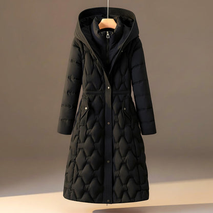 Lauren Quilted Hooded Coat -