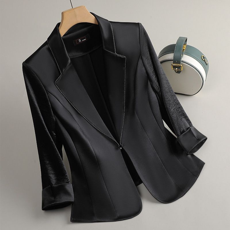 Lana Serena Elegant Satin Blazer -