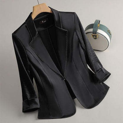 Lana Serena Elegant Satin Blazer -
