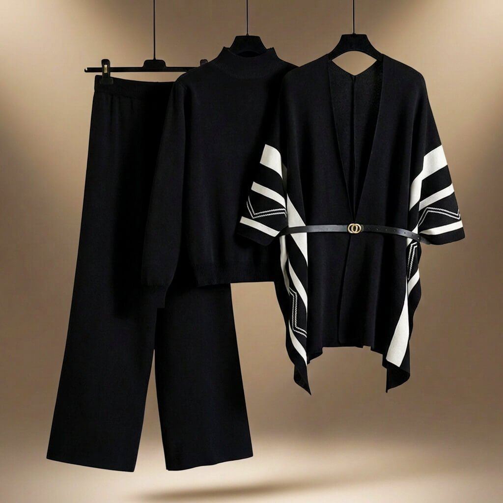 Women's Virgin Wool Lounge Set with Plush Feel for Lounging -