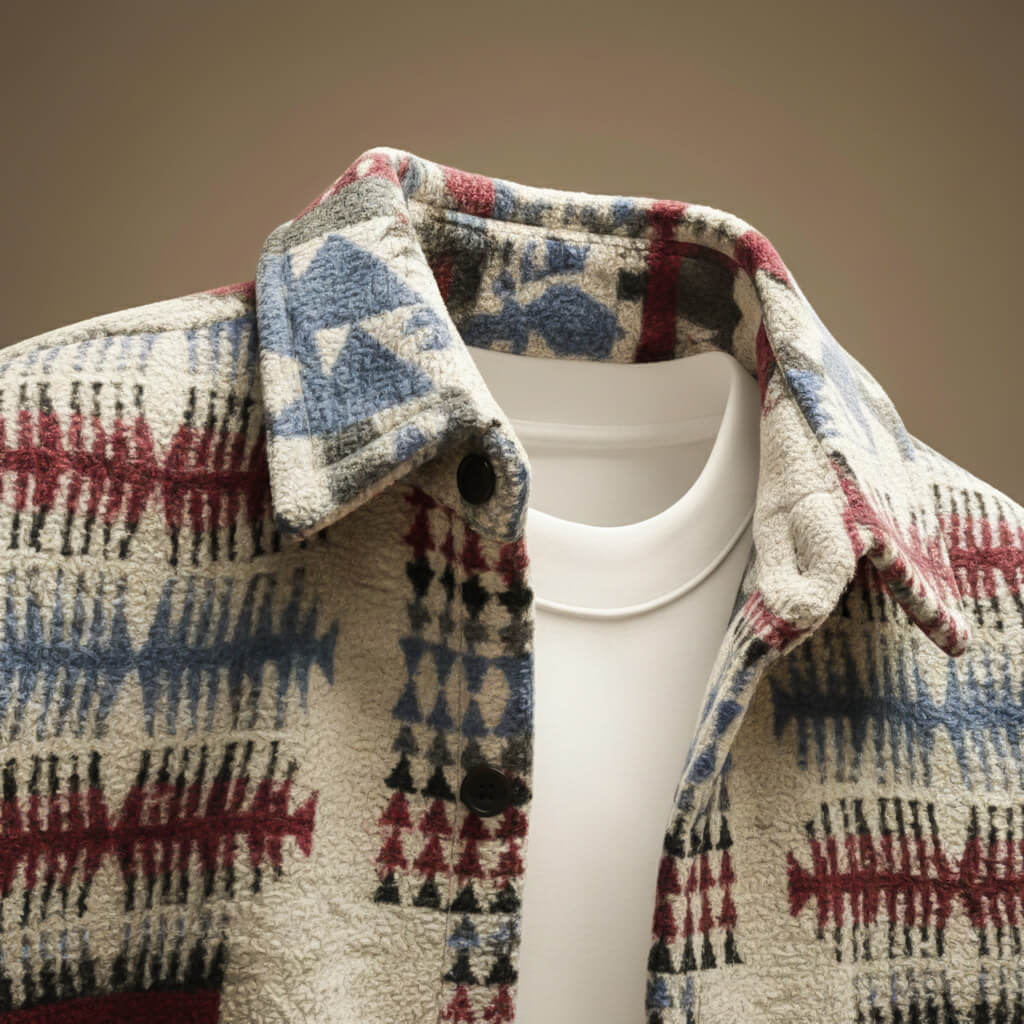 Men's Wool Jacket with premium wool blend for layered looks