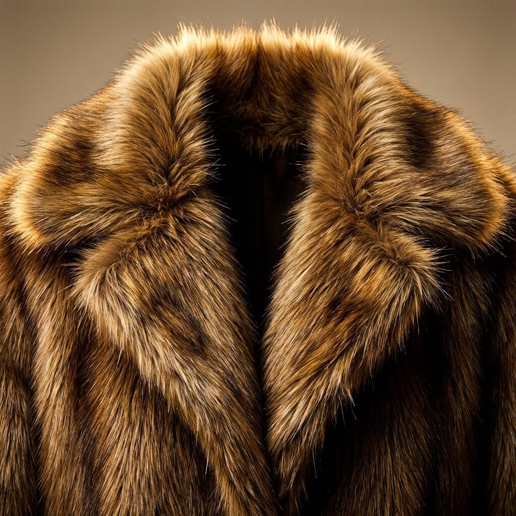 Men's Classic Fur Coat with ultra-plush fur for Winter Wear