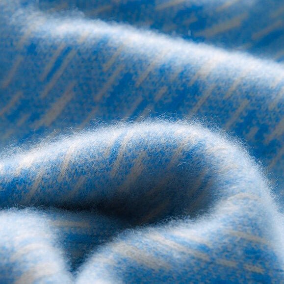 Men's Merino Wool Sweater with Unique Pattern for Layering