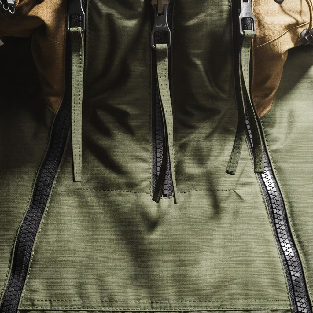 Men's Hooded Jacket with Asymmetric Zip for City Life