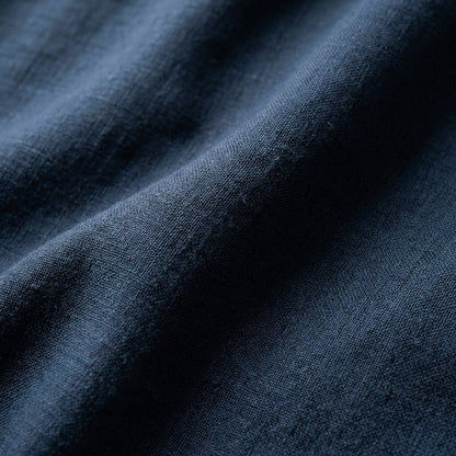 Men's Cotton Linen Shirt with Mandarin Collar for Smart-Casual