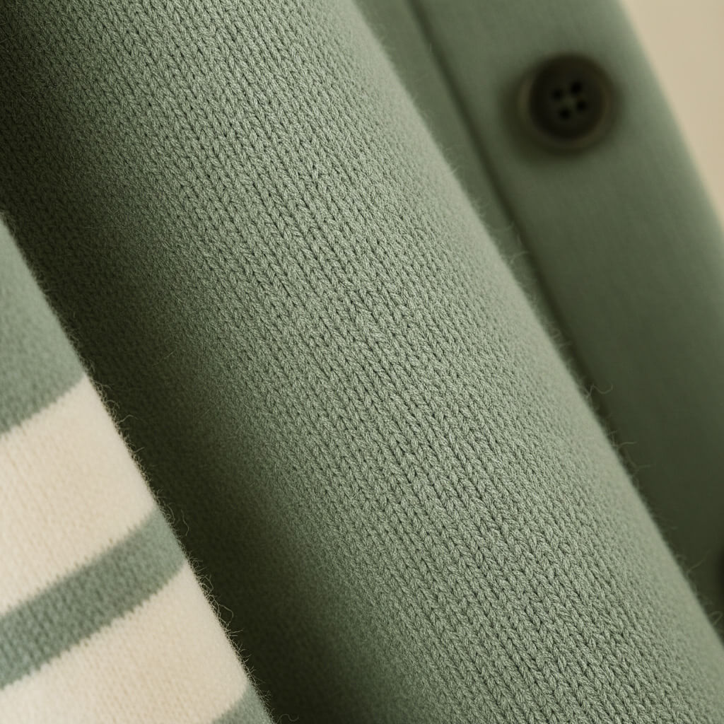 Men's Classic Cardigan with Bengal Stripes for Smart-Casual