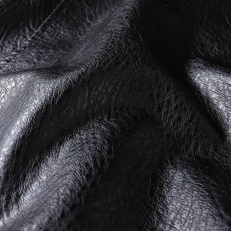 Men's Leather Jacket with Textured Finish for Everyday Style