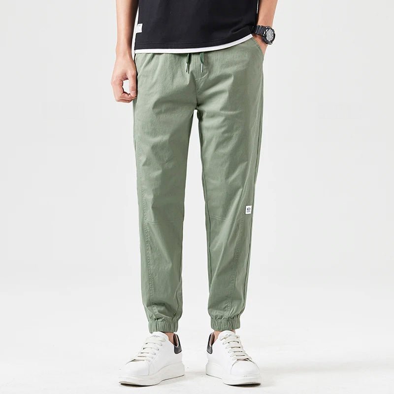Men's Casual Trousers with Drawstring Waist for Summer Days - Trouser