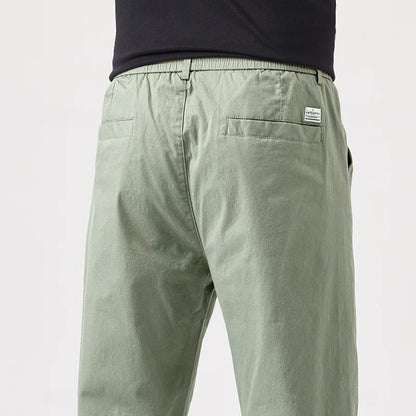 Men's Casual Trousers with Drawstring Waist for Summer Days - Trouser