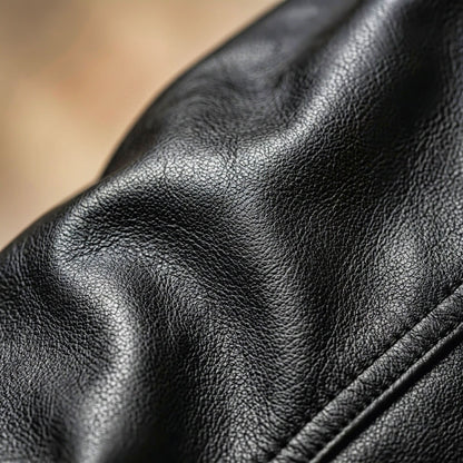 Men's Leather Jacket with spider-paneling for Evening Out - lather jacket