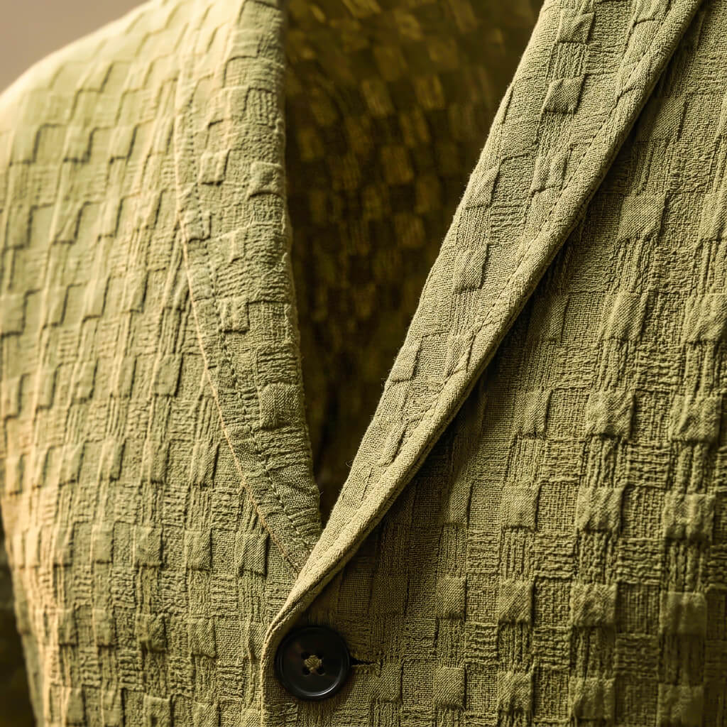 Men's Lounge Set with Shawl Collar for Weekends At Home - lounge set