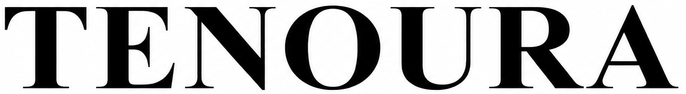 The brand name TENOURA in black serif capital letters centered on a plain white background.