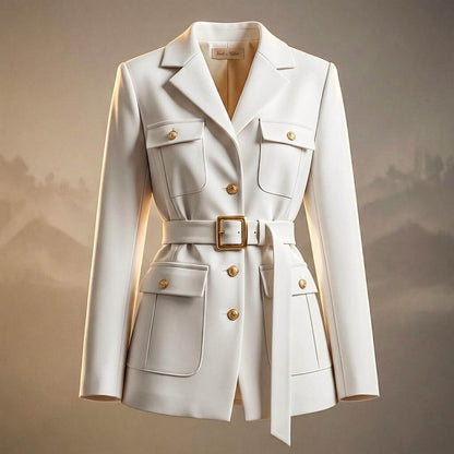 Julia Couture Belted Jacket